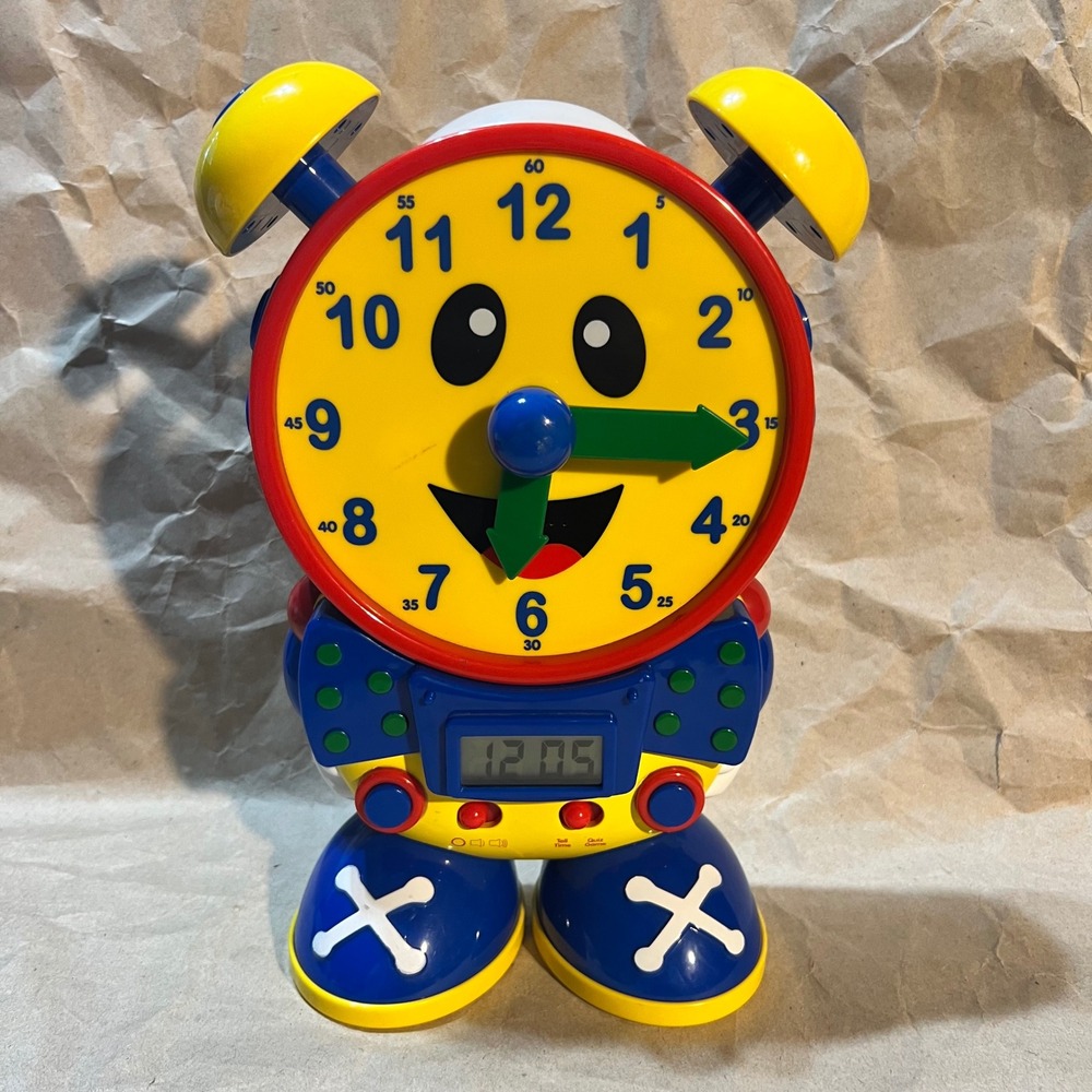 The Learning Journey Telly the Teaching Time Clock Multicolor Educational Toy
